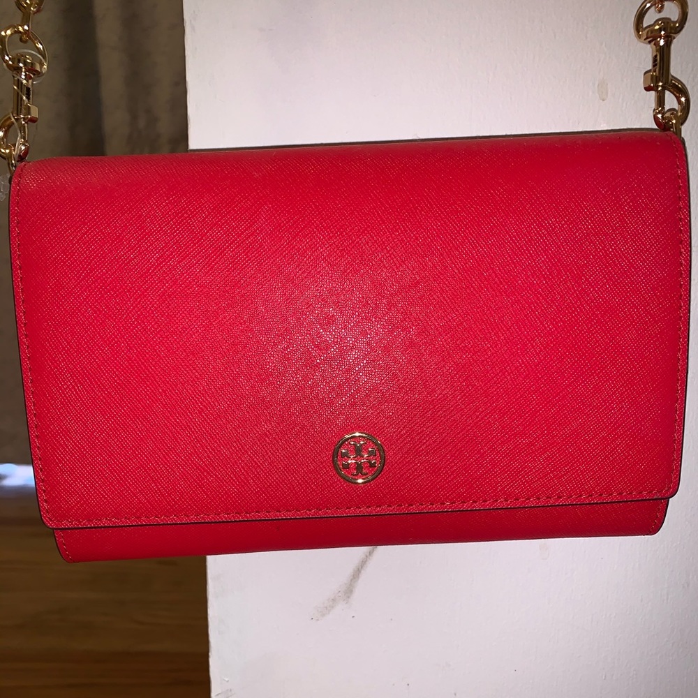 Tory Burch Robinson Chain Wallet